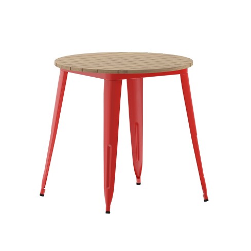 Declan Commercial Indoor/Outdoor Bar Top Table, 30