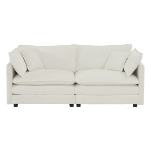 Dexmalle Modern Fabric Loveseat Sofa Couch for Living Room - 1 of 4