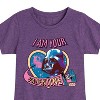Girls' - Star Wars - I Am Your Valentine Darth Vader Fitted Short Sleeve Graphic T-Shirt - 2 of 4