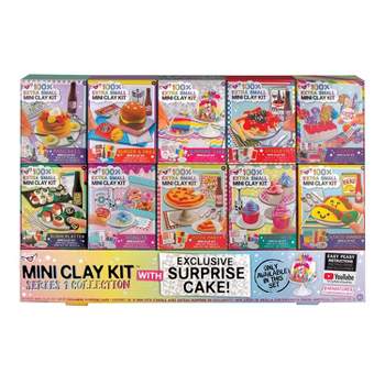 Fashion Angels Fashion Angels 100% Extra Small Mini Clay Kit | 10 Tiny Food Clay Kits