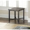 NicBex Contemporary Square End Table with Storage Drawer 2-tier Side Table for Modern Living Spaces - 3 of 4