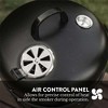 GasOne 18 Inch Heavy Duty Vertical Charcoal Smoker with 1 Access Door Grill– Multipurpose Charcoal BBQ Grill Mini Smoker for Outdoor, Camping - 4 of 4