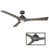 Modern Forms Woody 3-Blade LED Smart Ceiling Fan - 3 of 4