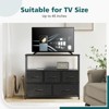 Dresser for Bedroom with 5 Drawers, Chest of Drawers, Storage Drawers Organizer Unit, Fabric Dresser with Fabric Bins for Living Room, Bedroom - 3 of 4