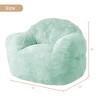 Large Bean Bag Chair for Adults, Lazy Sofa Upholstered Floor Sofa Soft Plush Chair Bean Bag Couch for Living Room Bedroom - 2 of 4