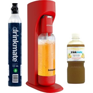 Drinkmate Sparkle Up Bundle  OmniFizz Soda Maker with Lemonade Syrup - 1 of 4