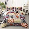 Boersma Rugby Quilt American Football Sports Bedding Set, Ball Sports Room Decoration Quilt Set, with 2 Pillowcases - 4 of 4