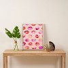 Ninola Design Sweet Pink Lips Framed Art Canvas - Society6 - 3 of 3