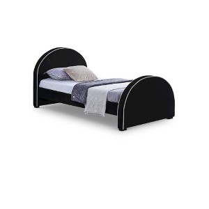 Meridian Furniture,Brody Velvet Bed - 1 of 4