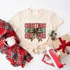 Simply Sage Market Women's Coquette Christmas Stacked Short Sleeve Graphic Tee - 3 of 4