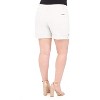 Rekucci Curvy Woman Slimming Cuffed Shorts – Pull-On Mid-Rise with Pockets - 3 of 3