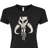 Women's - Star Wars - The Mandalorian Mando Icon Fitted Graphic T-Shirt - 2 of 3