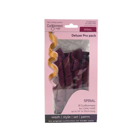 Curlformers Deluxe Pro Pack For Long Hair Spiral Curls 8ct