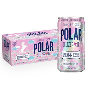 Polar Jrs Unicorn Kisses Sparkling Water - 10pk/7.5 fl oz : Target
