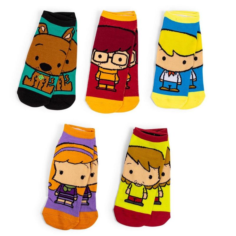 HYP Scooby-Doo Novelty Low-Cut Adult Ankle Socks | 5 Pairs, 2 of 8