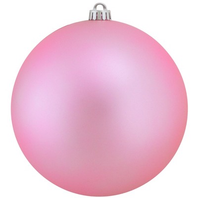 Northlight 8" Shatterproof Matte Christmas Ball Ornament - Pink