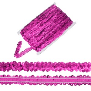 Unique Bargains Elastic PVC Durable Sequins Flat Paillette Sequin Trim 1 Pc - 1 of 4