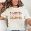 Simply Sage Market Grateful Stacked Short Sleeve Tee - 2 of 4