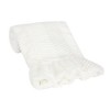 Lambs & Ivy Signature White Ruffled Lux Minky/Jersey Chevron Baby Blanket - 3 of 4
