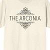 Only Murders In The Building Arconia Swirl Design Crew Neck Short Sleeve Men's Natural T-shirt - 2 of 3