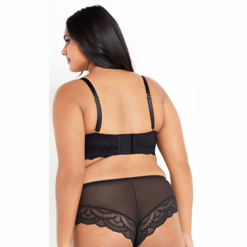 Women's Plus Size Smooth & Chic Multiway Contour Bra - black | CITY CHIC, 4 of 8
