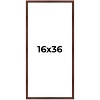 PosterPalooza | Panoramic Classic Modern Brown Frame - UV Acrylic, Foam Board Backing, Hanging Hardware - 2 of 4