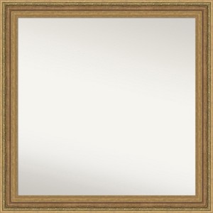Elliot Gold Non-Beveled Framed Bathroom Vanity Wall Mirror - 1 of 4