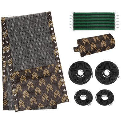 Unique Bargains Gravity Chair Replacement Fabric 63"x17" Chair Cloth Recliners Repair Tool with Bungee Cord Kit