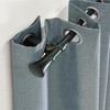 Thermaplus Patented Blackout Exclusive Curtain Rod Trumpet Finial Extendable 48" to 86" Black - 4 of 4