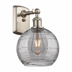 Athens Deco Swirl - 1 Light Wall Sconce In Industrial Style-13 Inches Tall and 8 Inches Wide - 1 of 1
