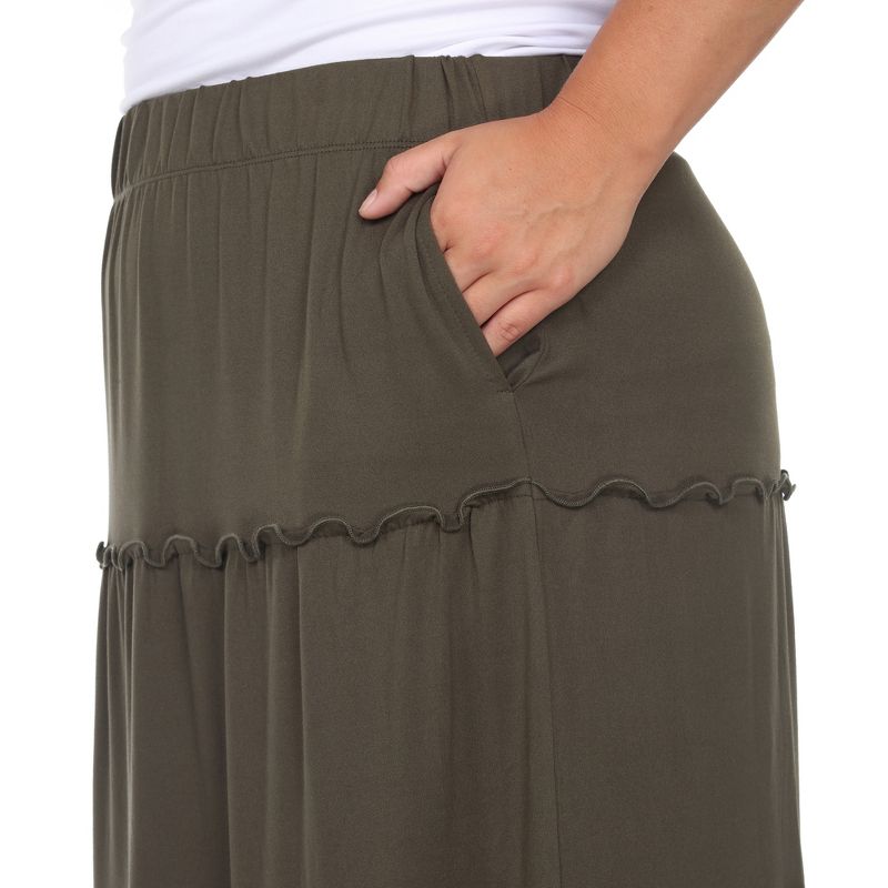 Plus Size Tiered Maxi Skirt, 5 of 6