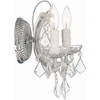 Crystorama Lighting Maria Theresa 2 - Light Sconce in  Polished Chrome - 3 of 4