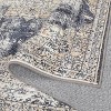 Acekool 2x6 Beige Oriental Medallion Runner Rug, Low Pile Non-Slip Vintage Accent Carpet for Living Room, Bedroom, Office - 3 of 4