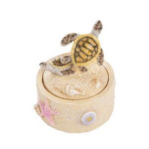 Beachcombers Resin Turtle Box - 1 of 1