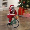 Mr. Christmas 23" Animated LED Cycling Santa Musical Christmas Decoration - 4 of 4