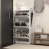 KTMBDW Shoe Cabinet with Drawers, Hidden Wood Shoe Cabinet,Freestanding Shoe Storage Cabinet for Entryway Hallway - 2 of 4