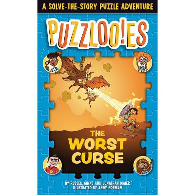 Puzzlooies! the Worst Curse - by  Russell Ginns & Jonathan Maier (Paperback)