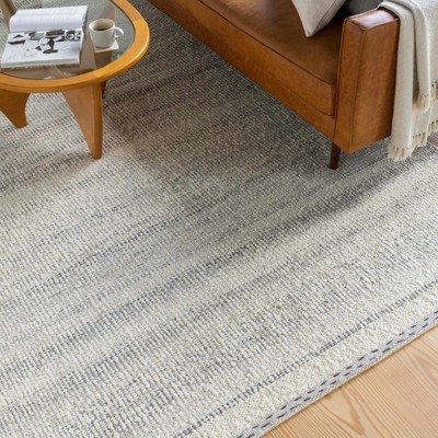 Hauteloom Penticton Cream Flat Woven Wool Rug