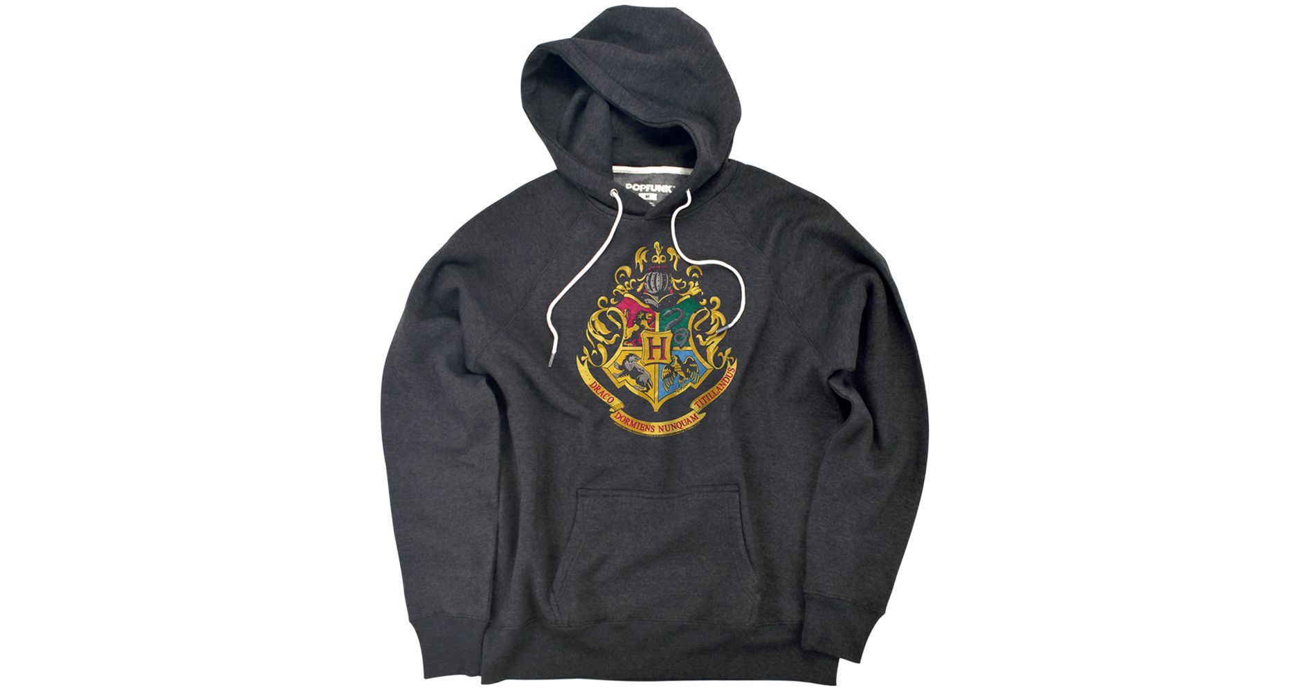 Harry Potter Hogwarts School Crest Slim Fit Pullover Hoodie