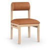 Meridian Furniture,Roundhill Vegan Leather Upholstered Dining Chair, Set of 2 - 2 of 4