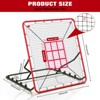 Baseball Pitching Rebounder ¨C 5 Adjustable Angles Portable Hitting & Fielding Net for Softball and Baseball Practice - 2 of 4