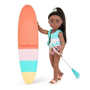 Glitter Girls Malu Poseable 14" Paddle Board Doll - 1 of 4