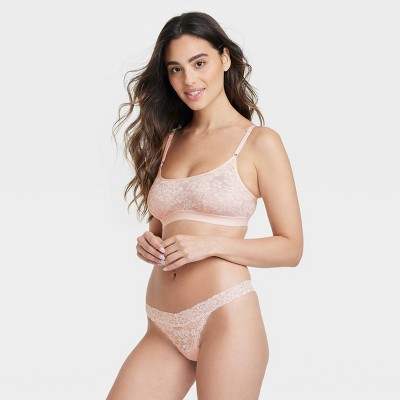 Women's Lace And Mesh String Thong - Auden™ : Target