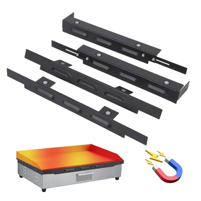 Upgraded Magnetic Wind Guards,Stainless Steel Wind Screens Protect Flame, Hold Heat, Blackstone Griddle Accessories for Camping