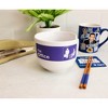 Silver Buffalo The Office Dunder Mifflin 20-Ounce Ramen Bowl and Chopstick Set - 4 of 4