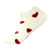 Heart Patterned Ankle Socks from the Sock Panda (Women's Sizes, Adult Medium) - 2 of 3