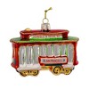 Kurt Adler Glass Ornament for Christmas Tree, San Francisco Cable Car - 2 of 4