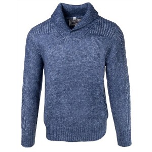 Men's Midweight Triple Blend Shawl Collar Sweater - Schott - 1 of 1