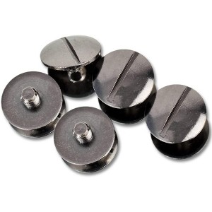 Set of 5 Black Replacement Screws Compatible with WWE, ROH, TNA, UFC Replica Belts - 1 of 1