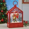 Collections Etc Lighted Musical Red Cardinal Snow Globe Lantern - Plays 8 Christmas Songs 6 X 3 X 10.75 - 2 of 2
